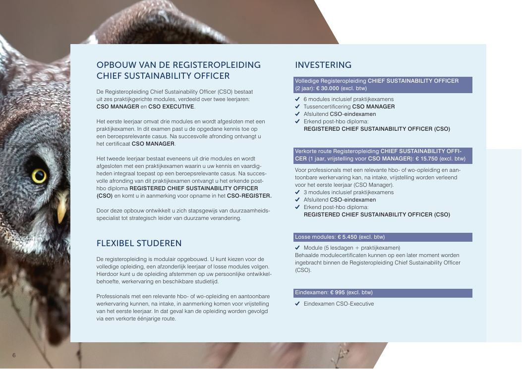 Bladzijde 6 van de opleidingsgids